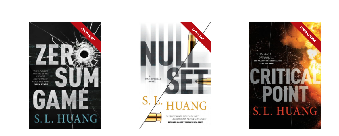 Three books by SL Huang
