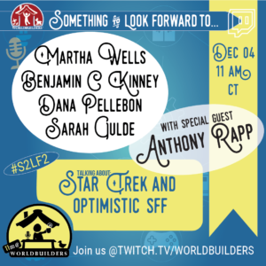 11ses at Worldbuilders hosts Star Trek & Optimistic SFF panel including Anthony Rapp