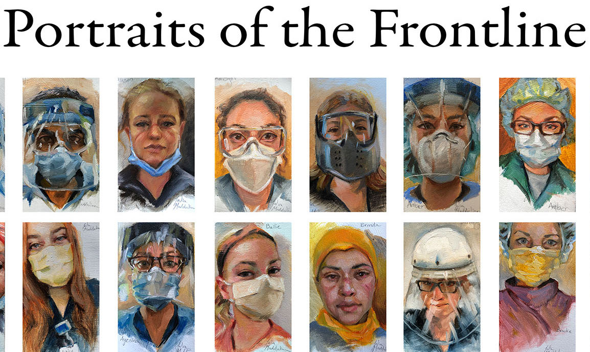 Portraits of the Frontline is a series of paintings by artist Julia Maddalina